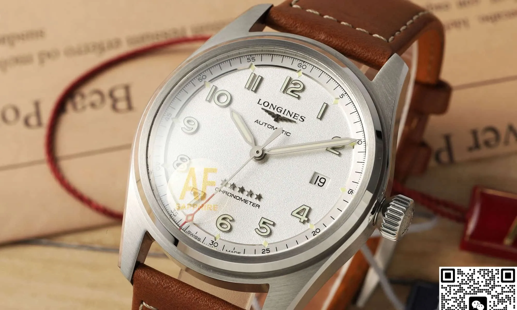 AF Factory Longines Spirit L3.811.4.73.2 1:1 Best Edition Replica Watch